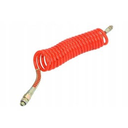 Red pneumatic spiral cable m16 6m