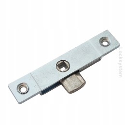 Lock with square key 115 mm, galvanized steel