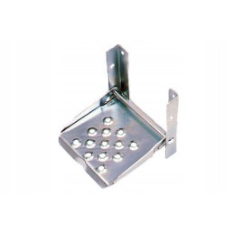 Entry side step, galvanized, semi-trailer trailer