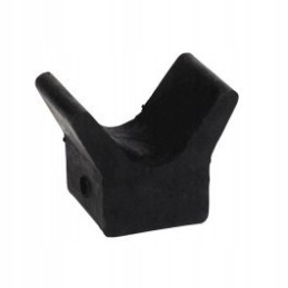 Bow rubber for transporting yachts and boats on a trailer