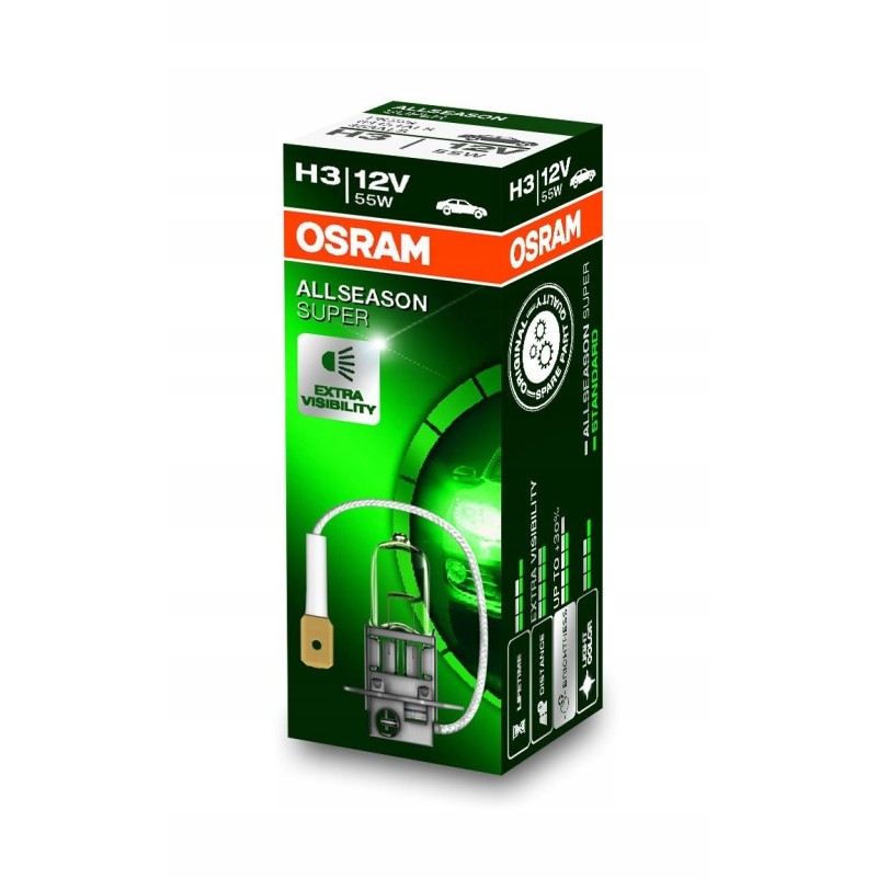 Osram H3 All Season Super bulb, 1 piece