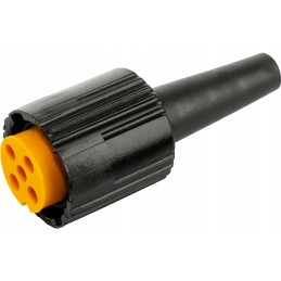 Mantes connector for trailer rear lights, 5 pin bayonet 12v, yellow, left