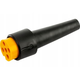 Mantes connector for trailer rear lights, 5 pin bayonet 12v, yellow, left