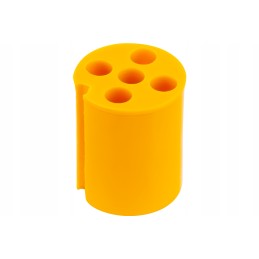 Mantes connector for trailer rear lights, 5 pin bayonet 12v, yellow, left