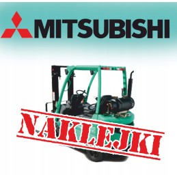 Mitsubishi forklift sticker set