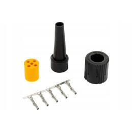 Connector for rear lamps of tow truck trailer, left, 5-pin