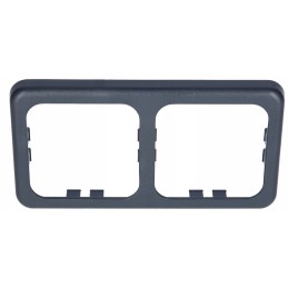 Presto anthracite electrical socket frame