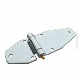 Flat hinge 184x65, galvanized steel