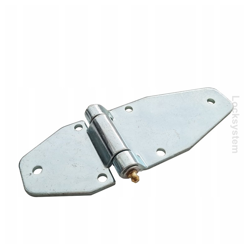 Flat hinge 184x65, galvanized steel
