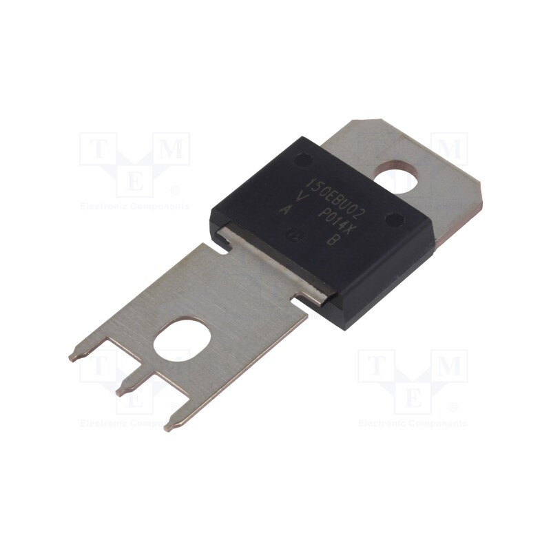 1 pcs x VISHAY - VS-150EBU02 - Diode: rectifying, THT, 200V, 150A, Ifsm: 1.6kA, PowerTab®