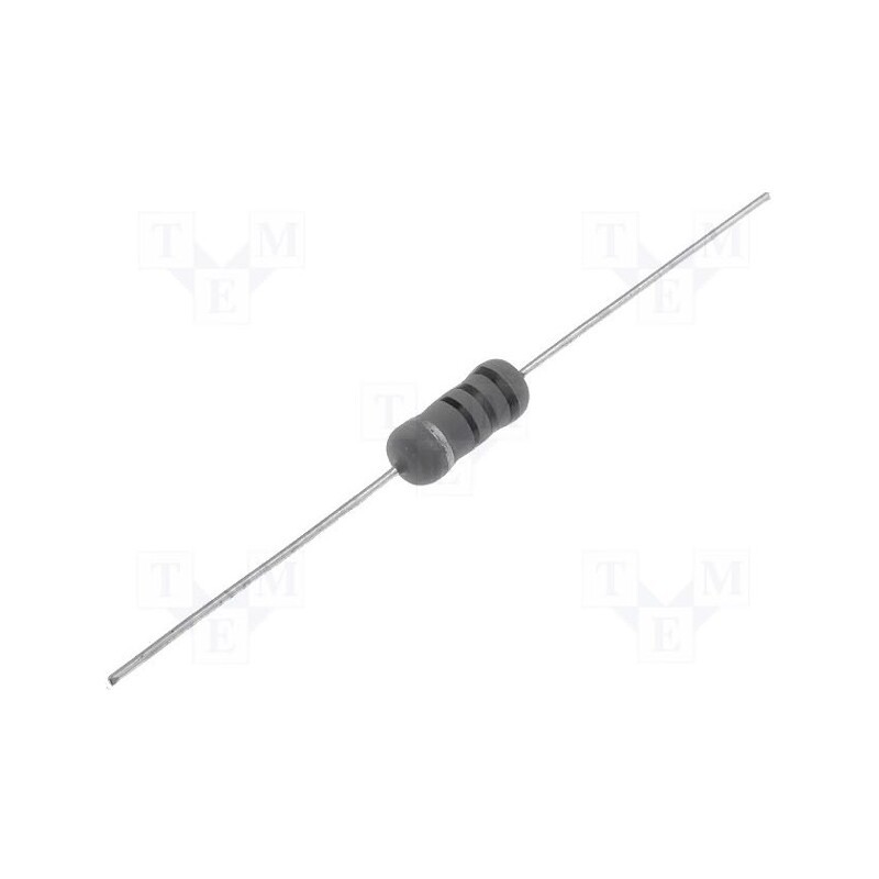 10 pcs x ROYAL OHM - KNPA1WJ0221A10 - Resistor: wire-wound, high voltage, THT, 220Ω, 1W, ±5%, Ø5x12mm