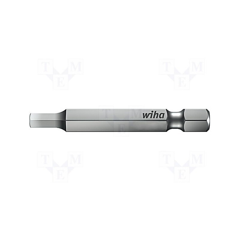 1 pcs x WIHA - 5302 - Screwdriver bit, hex key, HEX 2mm, Overall len: 50mm