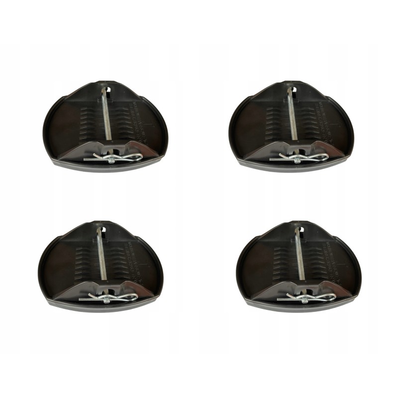 Supports for trailer legs, feet, 4 pcs