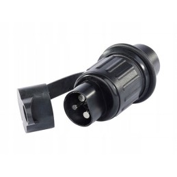 Set of electrical socket, 3 pin trailer plug