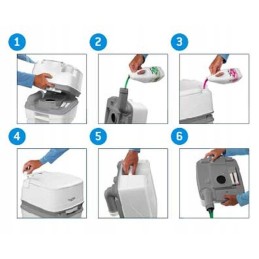 Electric tourist toilet 565 thetford