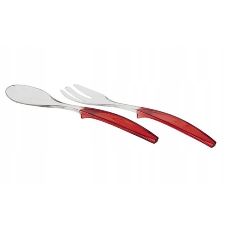 Gimex melamine red salad cutlery