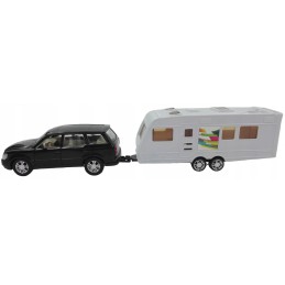 Children's toy camper trailer with drive
