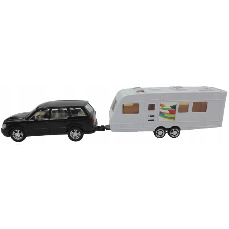 Children's toy camper trailer with drive