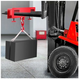 Forklift traverse, adapter, 2t hook holder
