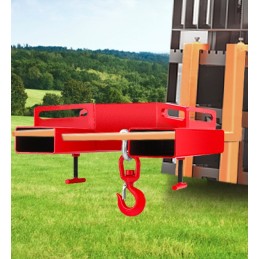 Forklift traverse, adapter, 2t hook holder