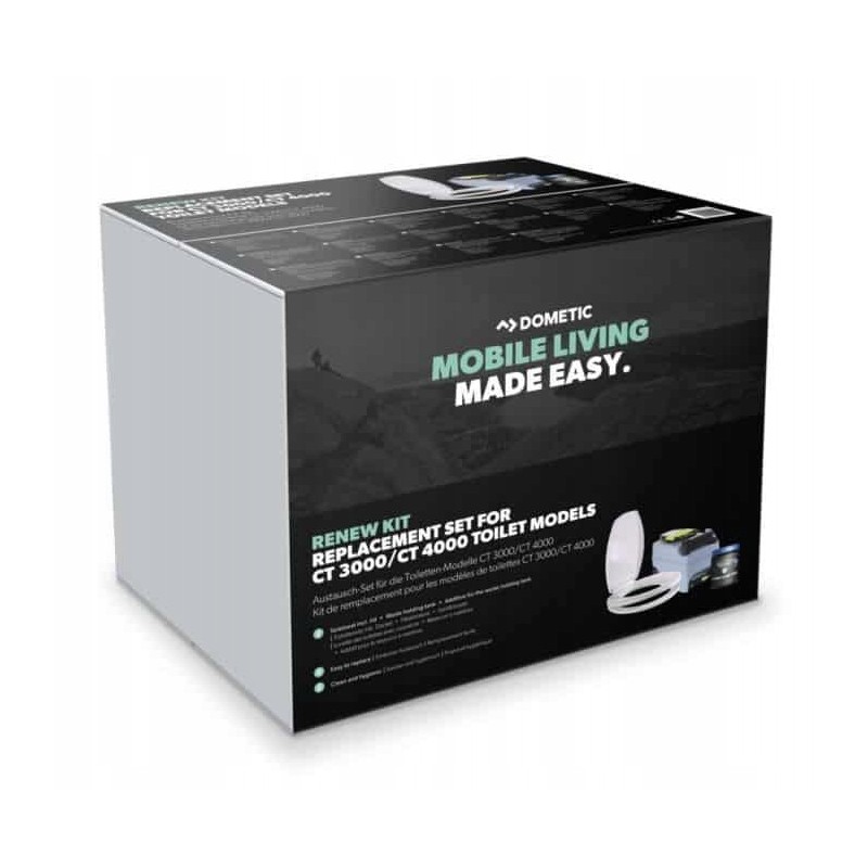 Dometic ct3000 toilet cassette 4000 renewkit replacement