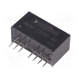 1 pcs x AIMTEC - AM3G-1209D-NZ - Converter: DC/DC, 3W, Uin: 9÷18V, Uout: 9VDC, Uout2: -9VDC, SIP8
