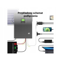 MPPT 80a 3000w 48vdc 230vac solar converter