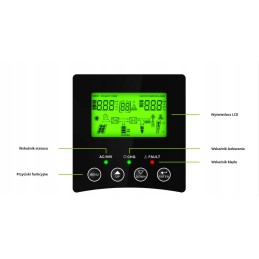 MPPT 80a 3000w 48vdc 230vac solar converter