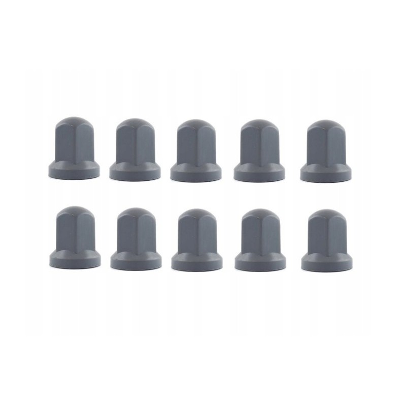 Cover cap, studs, short nuts, 33mm, 10 pcs