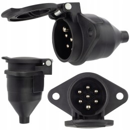 7 pin type n 24v socket for a truck trailer