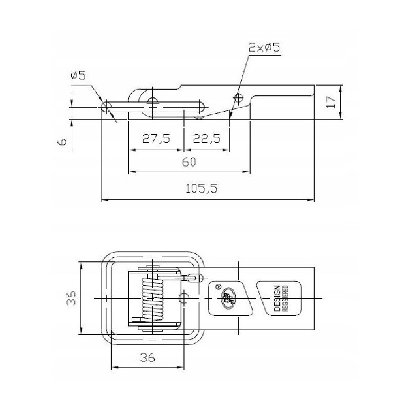Steelpress trailer side lock zb 06