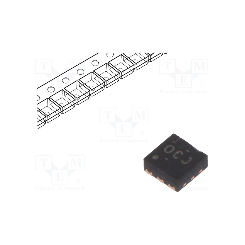 1 pcs x TEXAS INSTRUMENTS - TPS61240DRVT - IC: PMIC, DC/DC converter, Uin: 2.3÷5.5VDC, Uout: 5VDC, 0.45A, WSON6