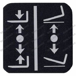 Linde tilt and lift sticker 0009381606