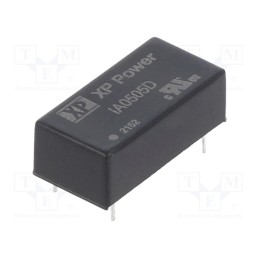 1 pcs x XP POWER - IA0505D - Converter: DC/DC, 1W, Uin: 5V, Uout: 5VDC, Uout2: -5VDC, Iout: 100mA