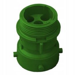 Aspock connector for trailer rear lights, 5 pin bayonet 12v, green, male