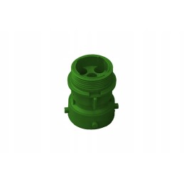 Aspock connector for trailer rear lights, 5 pin bayonet 12v, green, male