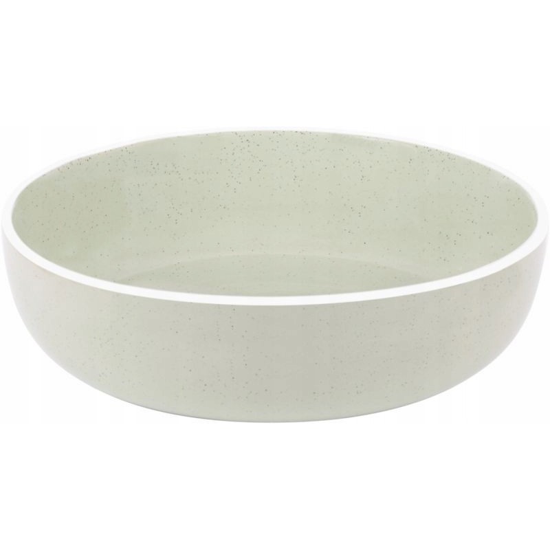 Melamine plate, deep green dolomite brunner