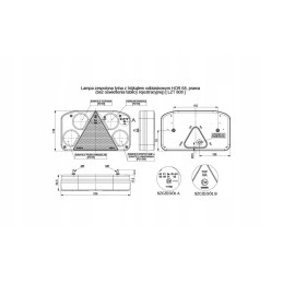 Trailer lamp, combined trailer rear lamp