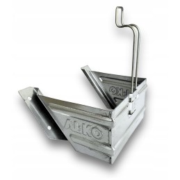 Metal wheel chock holder, steel, alcove trailer E53