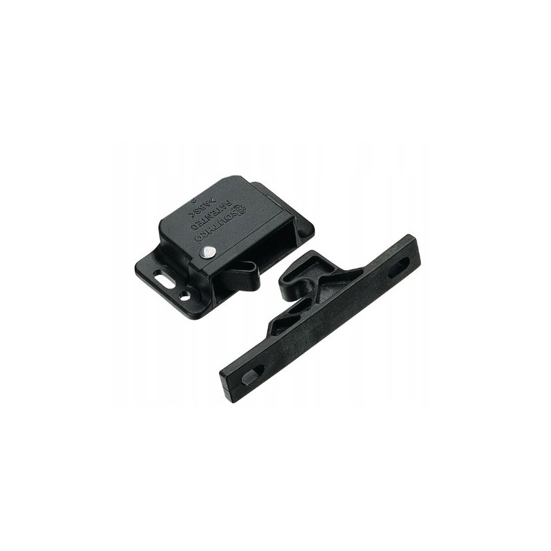 Furniture latch hinge set