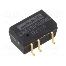 1 pcs x Murata Power Solutions - CRE1S0505MC - Converter: DC/DC, 1W, Uin: 2.97÷3.63V, Uout: 5VDC, Iout: 200mA, SMD