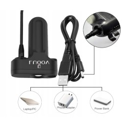 Portable camping shower with battery for hiking