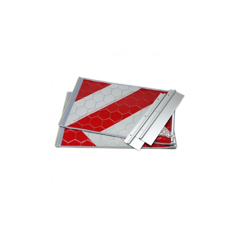 Reflective flags for tail lift 250x400