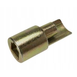 Tarpaulin tensioner adapter 12x12mm with a 27mm profile