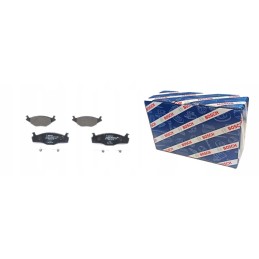 Front brake pads, VW brake pads, asymmetry, thin