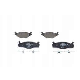 Front brake pads, VW brake pads, asymmetry, thin