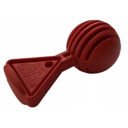 Hitch protection: safety ball, support, ball insert, strong lock