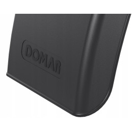 Wheel chock trailer lock handle