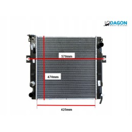 Nissan Unicarriers water and oil radiator