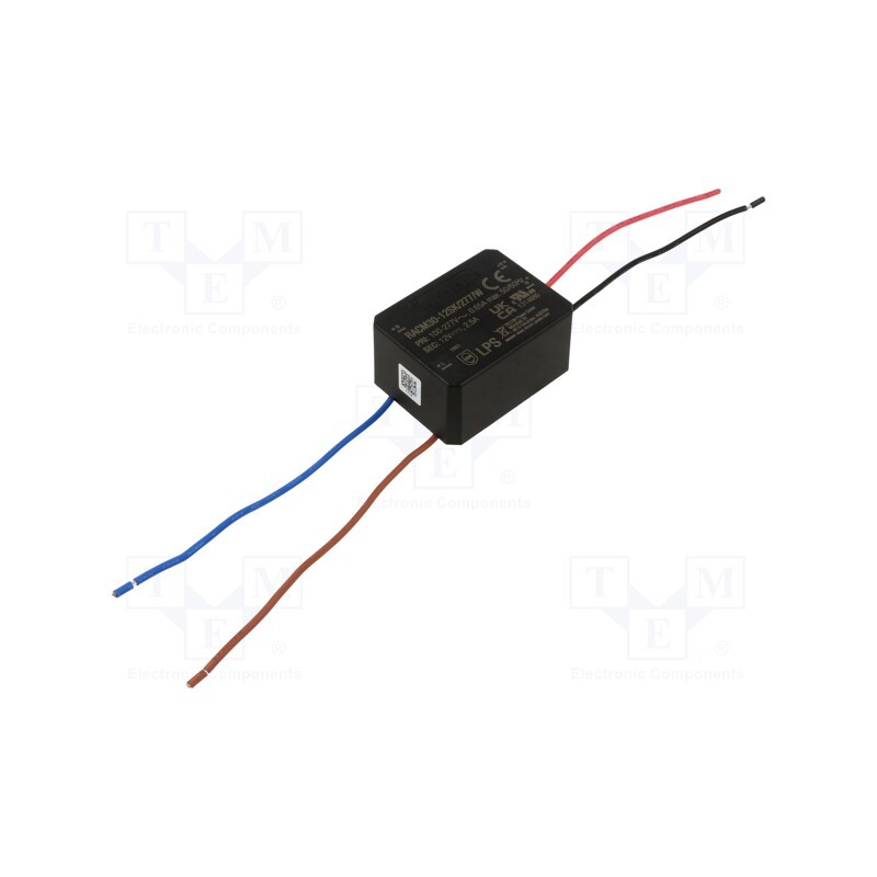 1 pcs x RECOM - RACM30-12SK/277/W - Power supply: switched-mode, for building in, 30W, 12VDC, 2500mA